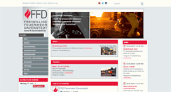Desktop Screenshot of ff-davenstedt.de